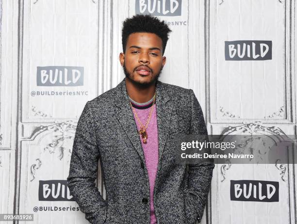 Actor/musician Trevor Jackson visits Build Series to discuss 'Grown-ish' at Build Studio on December 15, 2017 in New York City.