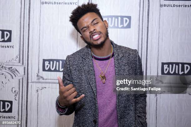 Trevor Jackson attends Build Presents to discuss "Grown-ish" at Build Studio on December 15, 2017 in New York City.