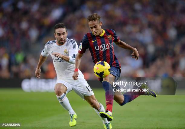Spieltag El Clasico FC Barcelona - Real Madrid Neymar gegen Daniel Carvajal