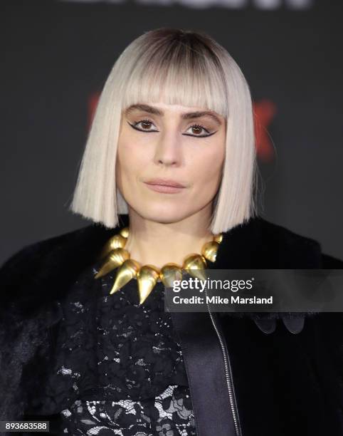 Noomi Rapace attends the European premiere of 'Bright' held at BFI Southbank on December 15, 2017 in London, England.