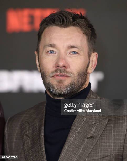 Joel Edgerton attends the European premiere of 'Bright' held at BFI Southbank on December 15, 2017 in London, England.
