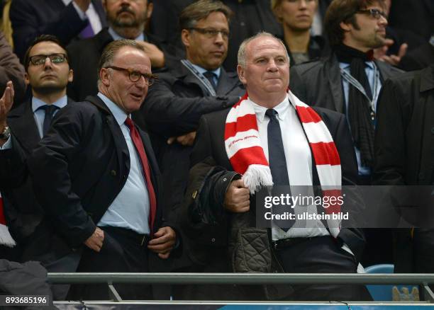 Pep Guardiola Reunites with Uli Hoeneß and Karl-Heinz Rummenigge in Munich Pep Guardiola Reunites with Uli Hoeneß and Karl-Heinz Rummenigge in Munich