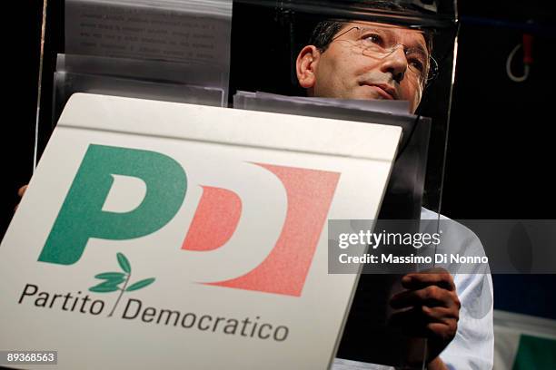 The transplant surgeon and PD Ignazio Marino senator presented his political views on July 23, 2009 in Milan, Italy.