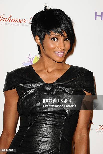 Recording artist Ciara attends the HollyRod Foundation's 2009 DesignCare event on July 25, 2009 in Los Angeles, California.