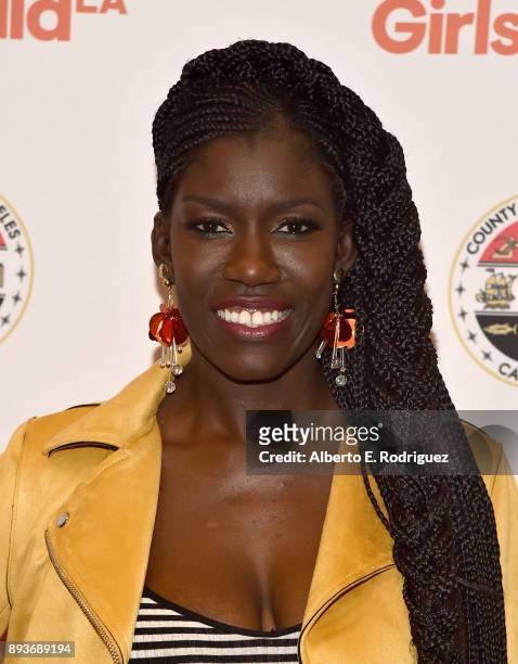 Chief Brand Officer for Uber, Bozoma Saint John attends the LA Promise Fund's "Girls Build Leadership Summit" at The Los Angeles Convention Center on...