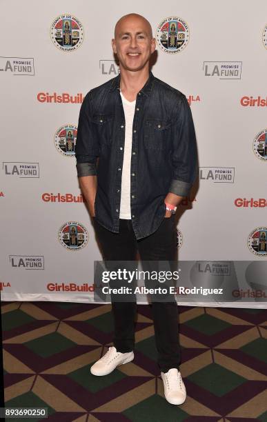 Headspace founder, Andy Puddicombe attends the LA Promise Fund's "Girls Build Leadership Summit" at The Los Angeles Convention Center on December 15,...