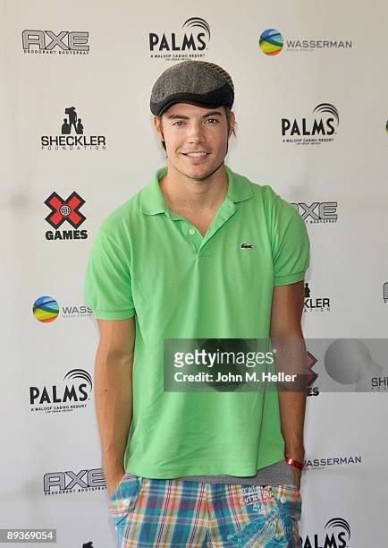 Actor Josh Henderson attends Ryan Sheckler's X Games Celebrity Skins Classic at the Cota de Caza Golf & Racquet Club on July 27, 2009 in Coto De...