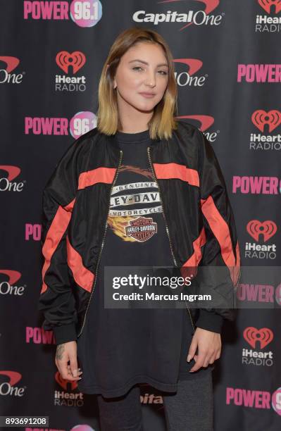 Julia Michaels attends Power 96.1s Jingle Ball 2017 Presented by Capital One at Philips Arena on December 15, 2017 in Atlanta, Georgia.