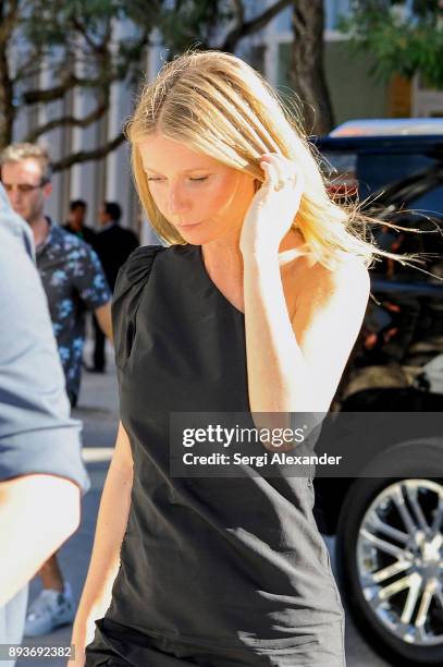 Gwyneth Paltrow attends book signing at Goop pop up in Miami Design District on December 15, 2017 in Miami, Florida.