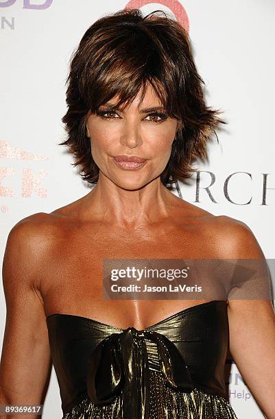 Actress Lisa Rinna attends the HollyRod Foundation's 2009 DesignCare event on July 25, 2009 in Los Angeles, California.