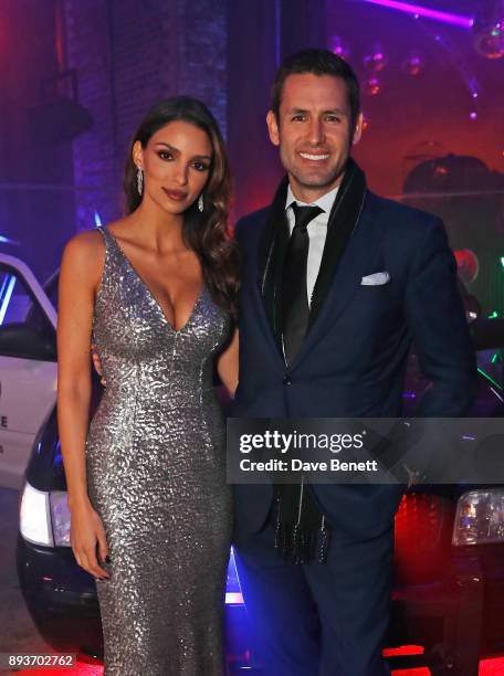 Nadia Gray and Dan Gray attend the European premiere after party for "Bright" held at The Bankside Vaults on December 15, 2017 in London, England.