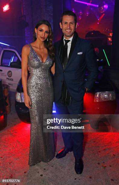 Nadia Gray and Dan Gray attend the European premiere after party for "Bright" held at The Bankside Vaults on December 15, 2017 in London, England.