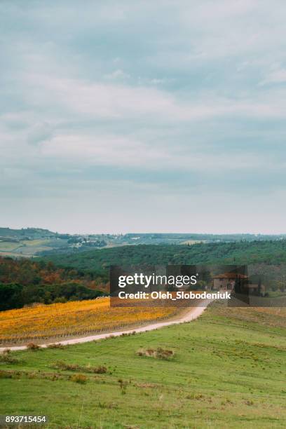 tuscany landscape - agritourism stock pictures, royalty-free photos & images