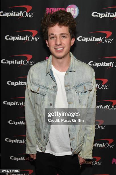 Charlie Puth attends Power 96.1s Jingle Ball 2017 Presented by Capital One at Philips Arena on December 15, 2017 in Atlanta, Georgia.