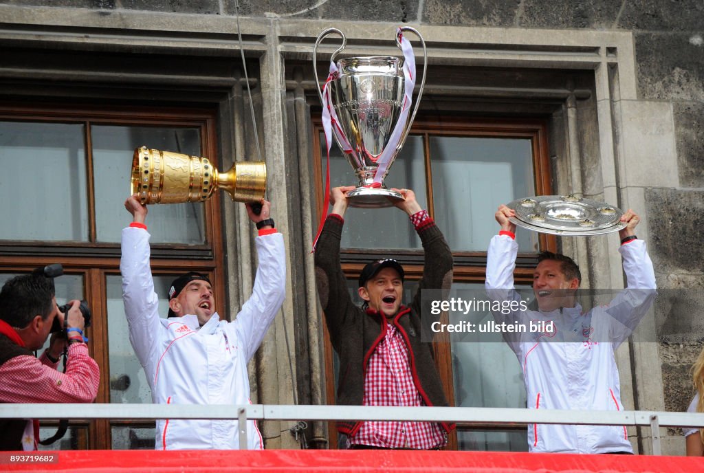 Fussball Champions Party 2013: FC Bayern Muenchen gewinnt das Triple