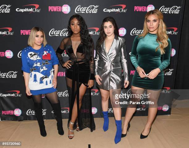 Fifth Harmony attends Power 96.1s Jingle Ball 2017 Presented by Capital One at Philips Arena on December 15, 2017 in Atlanta, Georgia.