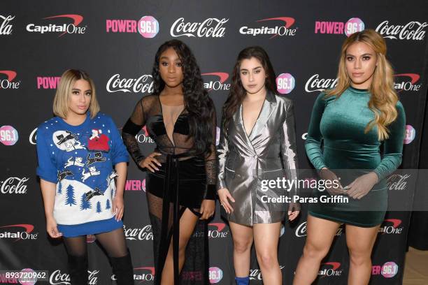 Fifth Harmony attends Power 96.1s Jingle Ball 2017 Presented by Capital One at Philips Arena on December 15, 2017 in Atlanta, Georgia.