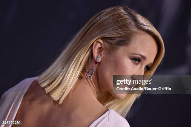 Actress Anna Camp arrives at the premiere of Universal Pictures' 'Pitch Perfect 3' at Dolby Theatre on December 12, 2017 in Hollywood, California.