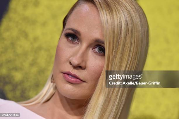 Actress Anna Camp arrives at the premiere of Universal Pictures' 'Pitch Perfect 3' at Dolby Theatre on December 12, 2017 in Hollywood, California.