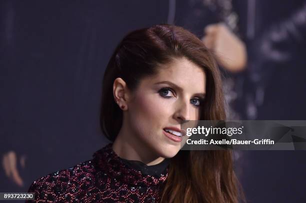 Actress Anna Kendrick arrives at the premiere of Universal Pictures' 'Pitch Perfect 3' at Dolby Theatre on December 12, 2017 in Hollywood, California.