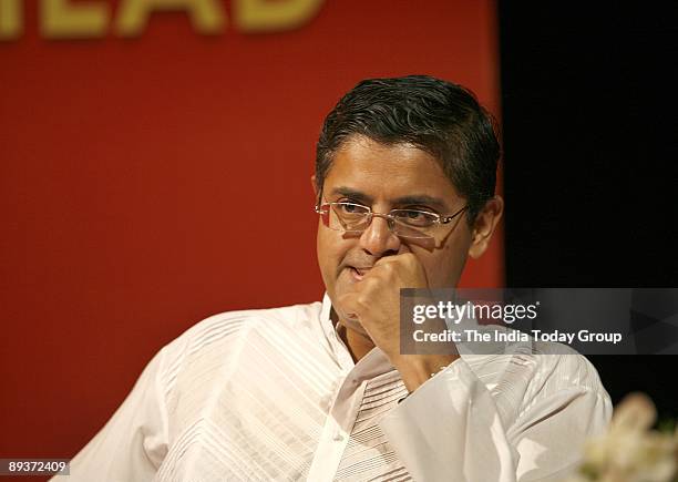 Baijayant Jay Panda Hon'ble member of Parliament during the panel discussion of "Yuva Samagam, Vision of India - The Road Ahead" in New Delhi on July...