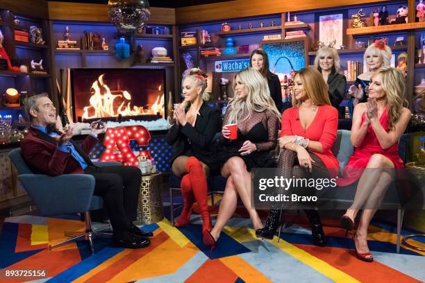 Pictured : Andy Cohen, Erika Jayne, Kim Zolciak-Biermann, Gail Simmons, Gizelle Bryant, Margaret Josephs, Marge Sr., Sonja Morgan --