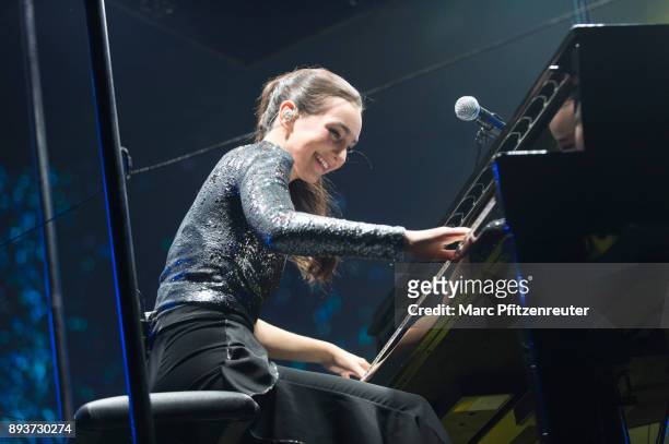 Emily Bear performs onstage during the Night of The Proms at the Lanxess Arena on December 15, 2017 in Cologne, Germany.
