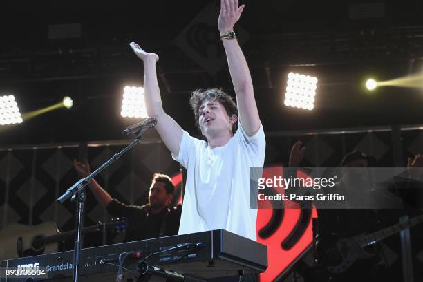 Charlie Puth performs onstage during Power 96.1s Jingle Ball 2017 Presented by Capital One at Philips Arena on December 15, 2017 in Atlanta, Georgia.