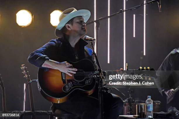 Bear Rinehart of the band Needtobreathe performs at Brown Theatre on December 15, 2017 in Louisville, Kentucky.