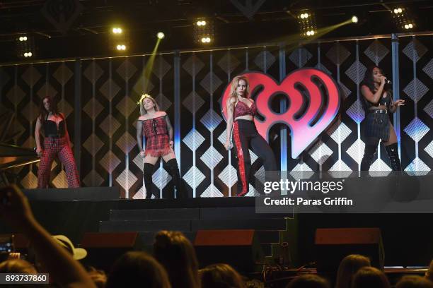 Fifth Harmony performs onstage during Power 96.1s Jingle Ball 2017 Presented by Capital One at Philips Arena on December 15, 2017 in Atlanta,...