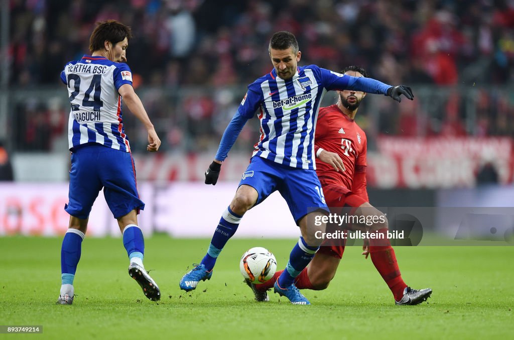 Fussball 1. Bundesliga Saison 15/16: FC Bayern Muenchen - Hertha BSC Berlin