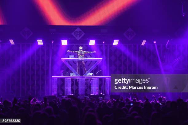 Zedd performs onstage during Power 96.1s Jingle Ball 2017 Presented by Capital One at Philips Arena on December 15, 2017 in Atlanta, Georgia.