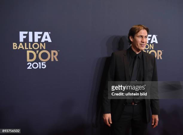 Fussball International FIFA Ballon d Or 2015 in Zuerich Weltfussballer 2015: Trainer Rudi Garcia