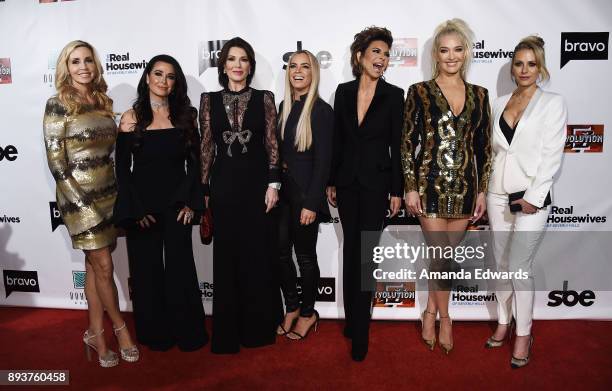 Television personalities Camille Grammer, Kyle Richards, Lisa Vanderpump, Teddi Mellencamp Arroyave, Lisa Rinna, Erika Girardi and Dorit Kemsley...