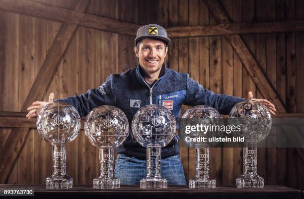 Ski Alpin, Herren Weltcup, Fotoshooting mit Marcel Hirscher 5 facher Gesamtweltcupsieger