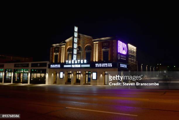 View of the Dundee Theater during the 'Downsizing' special screening at Dundee Theater on December 15, 2017 in Omaha, United States.