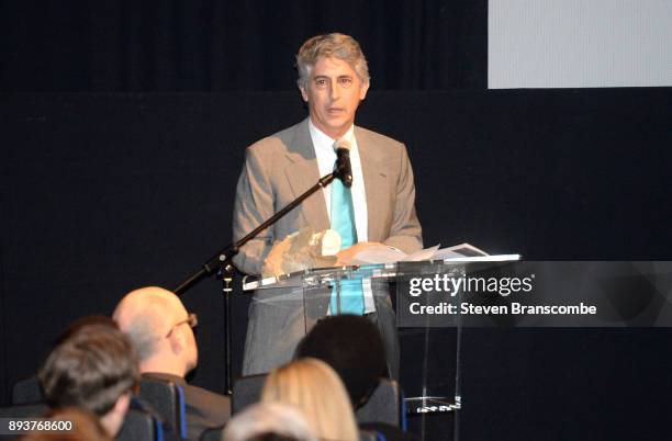 Alexander Payne speaks during the 'Downsizing' special screening at Dundee Theater on December 15, 2017 in Omaha, United States.