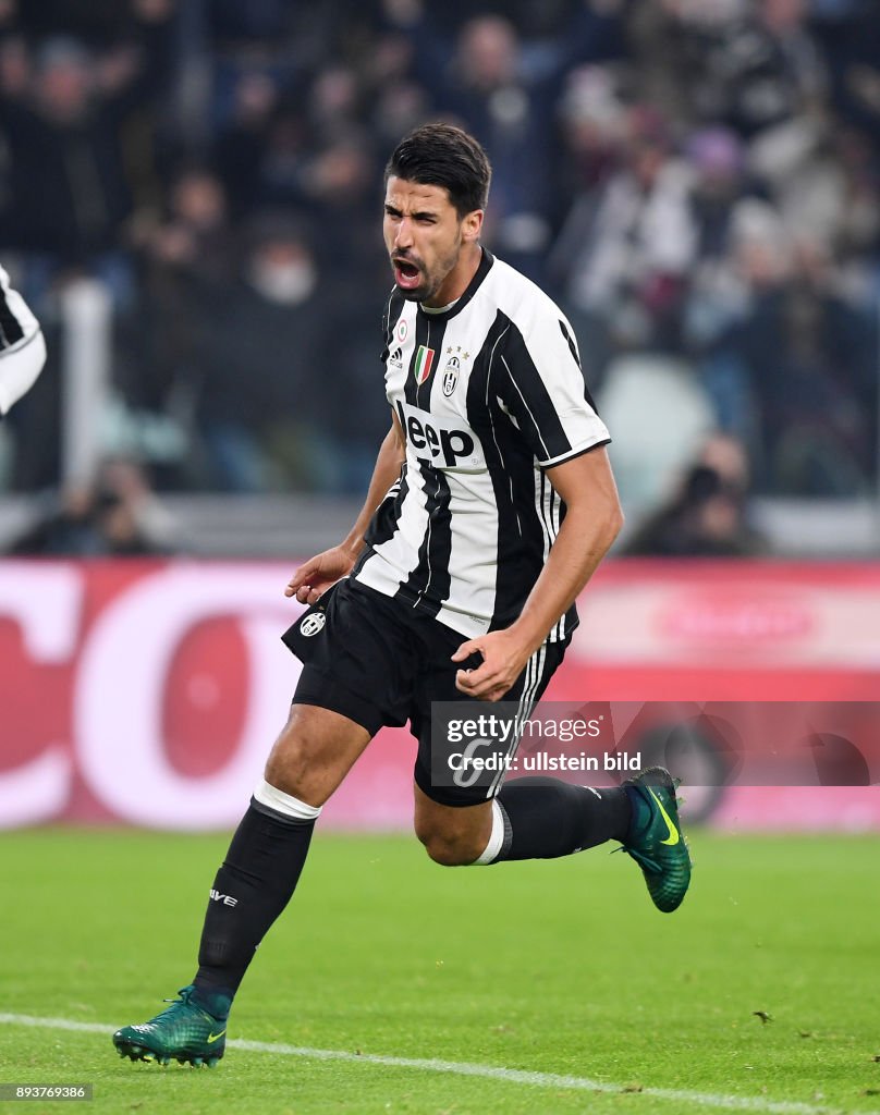 FUSSBALL SERIE A 2016/2017: JUBEL Sami Khedira (Juventus Turin)