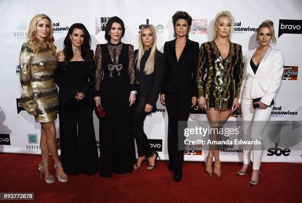 Television personalities Camille Grammer, Kyle Richards, Lisa Vanderpump, Teddi Mellencamp Arroyave, Lisa Rinna, Erika Girardi and Dorit Kemsley...