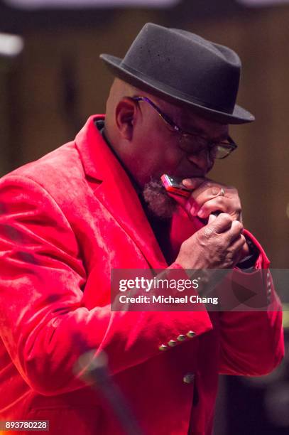 Bobby "Blackhat" Walters performs during Base*FEST Powered by USAA on December 15, 2017 at Naval Air Station Pensacola, Florida.