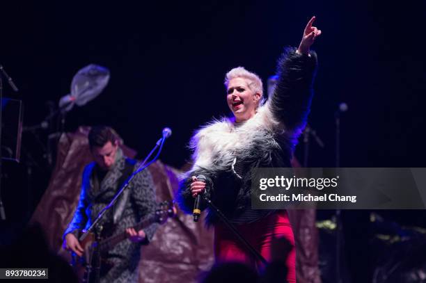 Shawna Thompson performs during Base*FEST Powered by USAA on December 15, 2017 at Naval Air Station Pensacola, Florida.