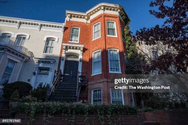 The office of Steven Bannon and Breitbart in Washington, DC, December 12, 2017. Bannon has petitioned to put a fence in front building and the...