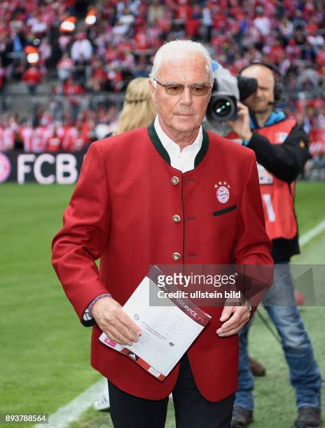 Bayern Muenchen - Hannover 96 Der FC Bayern feiert seine 26. Deutsche Meisterschaft mit seinen Legenden: Franz Beckenbauer