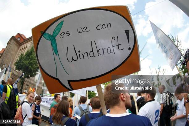 Berlin Demo , Energiewende retten!, Demonstration Bundesverband Erneuerbare Energien e.V. Und EEG Unterstützer