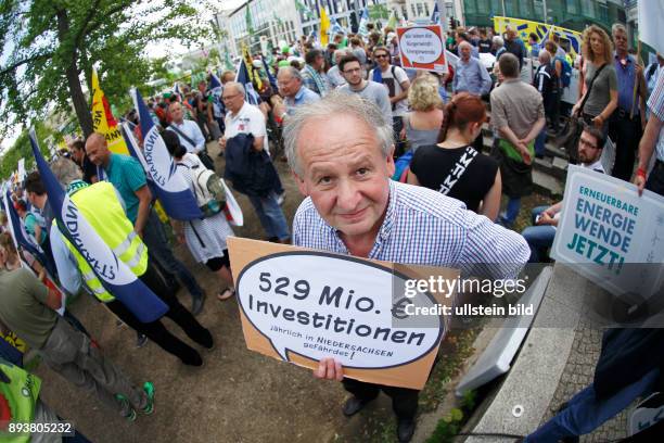 Berlin Demo , Energiewende retten!, Demonstration Bundesverband Erneuerbare Energien e.V. Und EEG Unterstützer