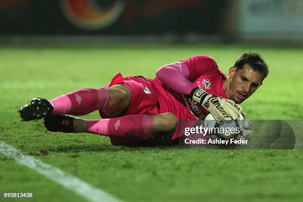 Ben Kennedy of the Mariners in action during the round 11 A-League match between the Central Coast and the Western Sydney Wanderers at Central Coast...