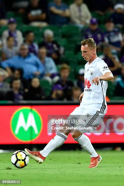 Goran Paracki of the Phoenix controls the ball during the round 11 A-League match between the Perth Glory and the Wellington Phoenix at nib Stadium...