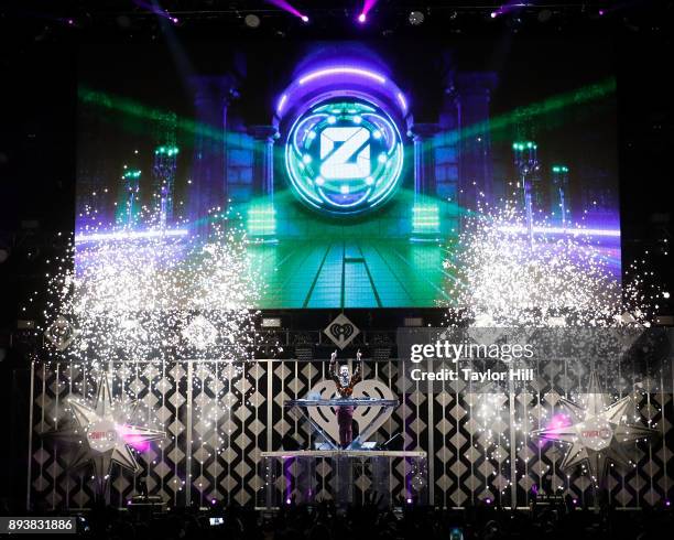 Zedd performs during the Power 96.1 iHeartRadio Jingle Ball 2017 at Philips Arena on December 15, 2017 in Atlanta, Georgia.