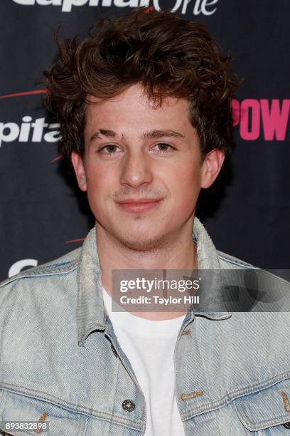 Charlie Puth attends the Power 96.1 iHeartRadio Jingle Ball 2017 at Philips Arena on December 15, 2017 in Atlanta, Georgia.