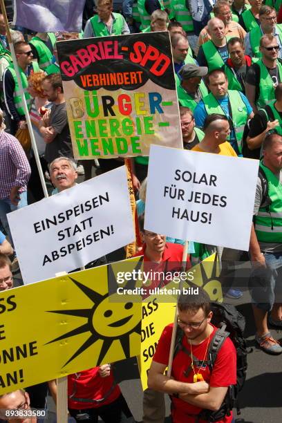 Berlin Demo , Energiewende retten!, Demonstration Bundesverband Erneuerbare Energien e.V. Und EEG Unterstützer